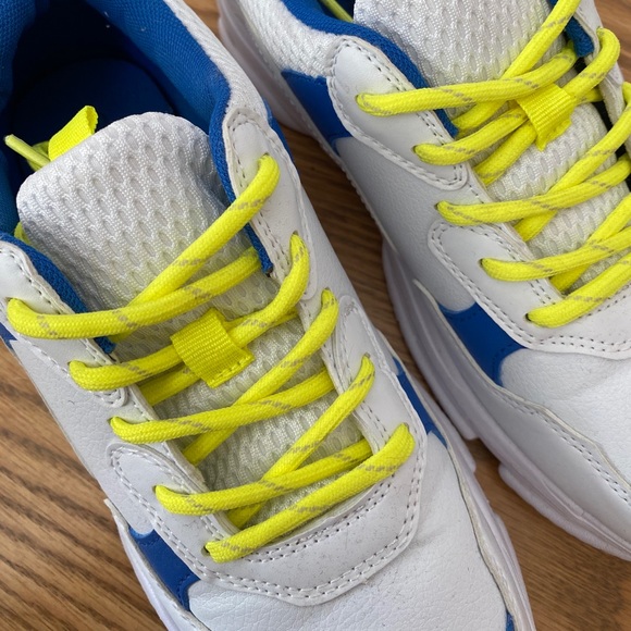 Neon Accent Chunky Sneakers - Picture 4 of 4